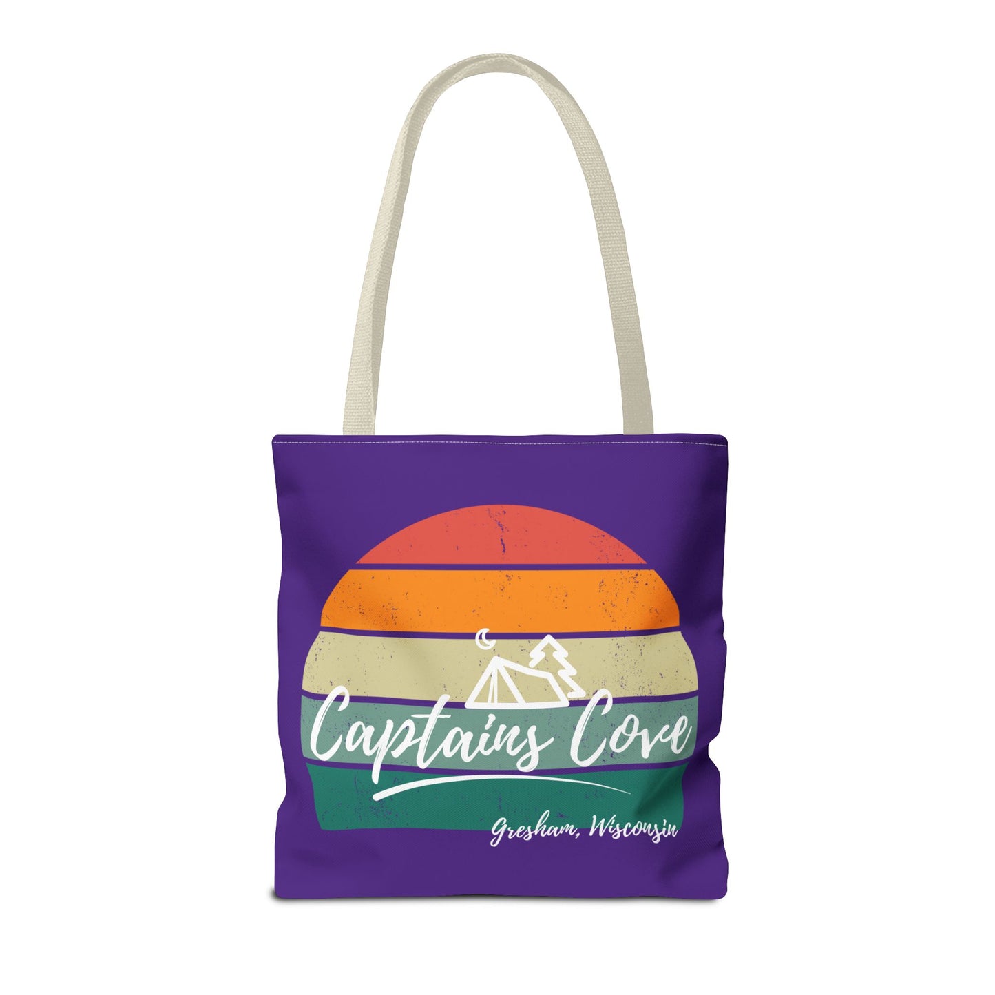 Purple Cove Tote Bag (AOP)