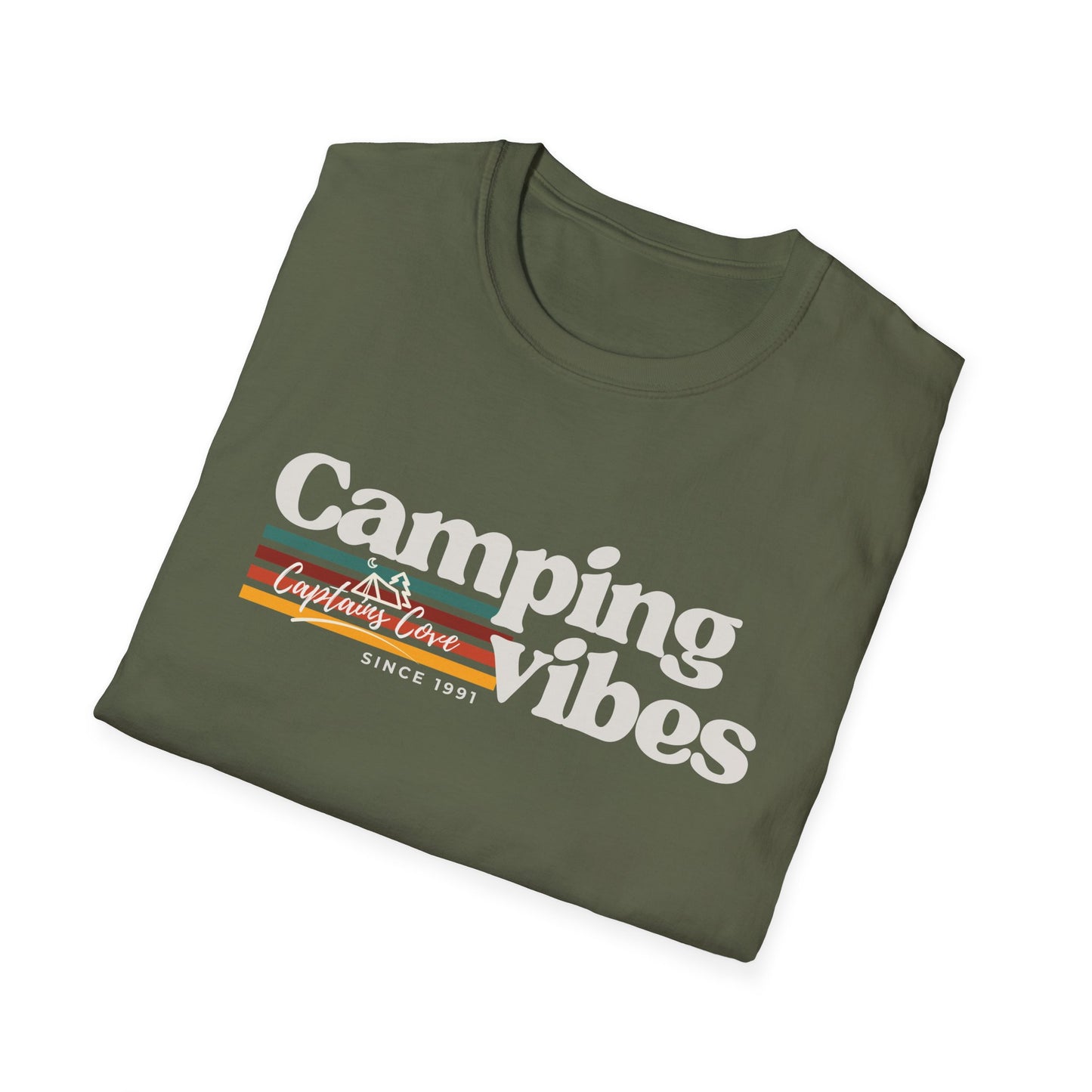Camping Vibes Unisex Softstyle T-Shirt