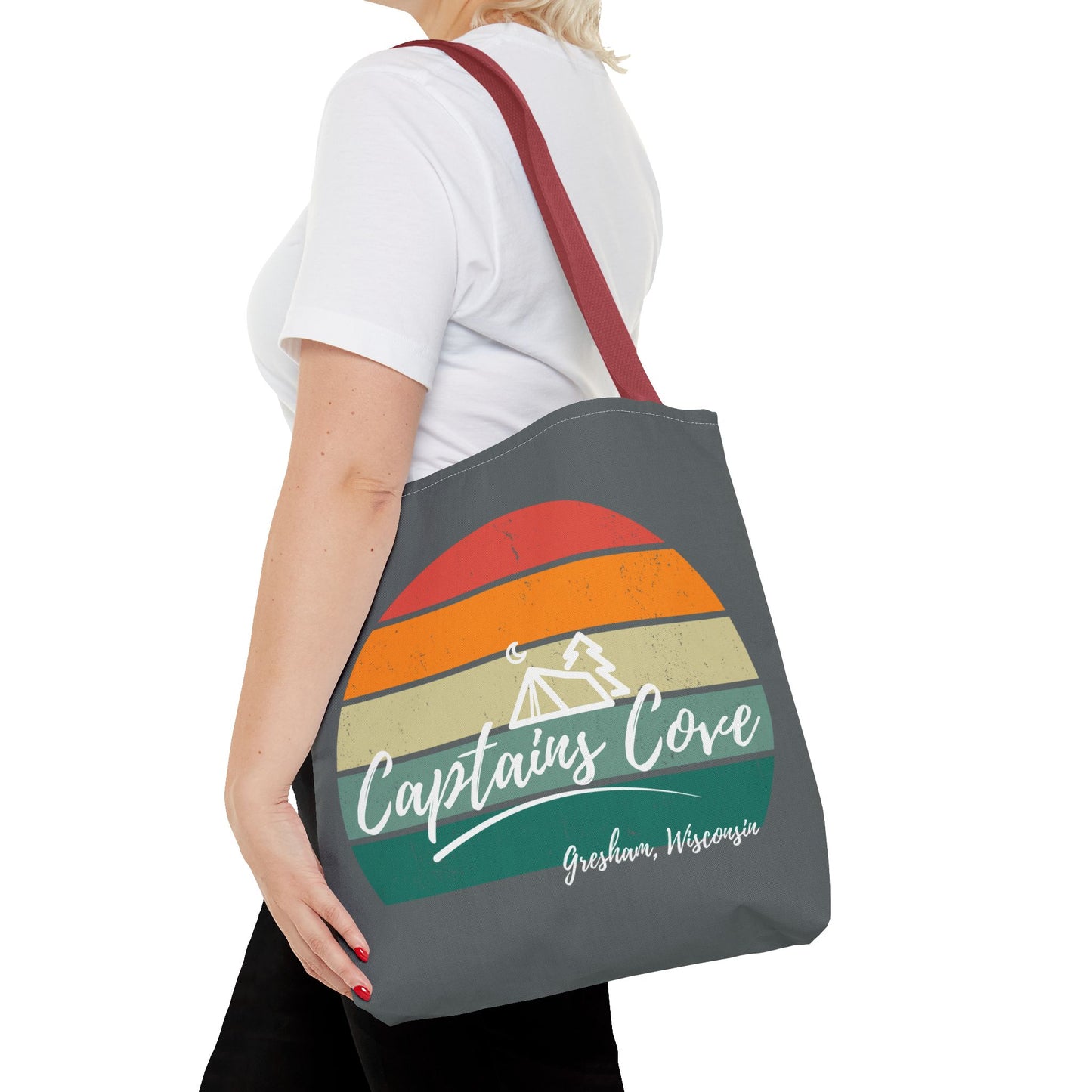 Gray Cove Tote Bag (AOP)