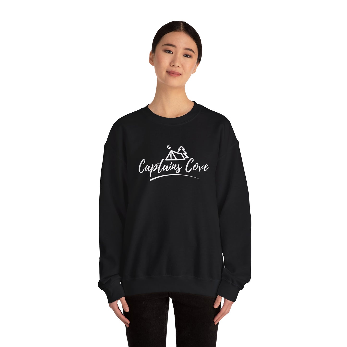 Classic Logo (White) Unisex Heavy Blend™ Crewneck Sweatshirt