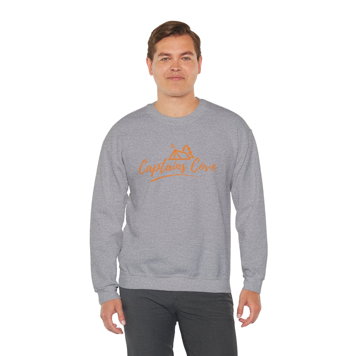 Classic Crew (Gold Print) Unisex Heavy Blend™ Crewneck Sweatshirt