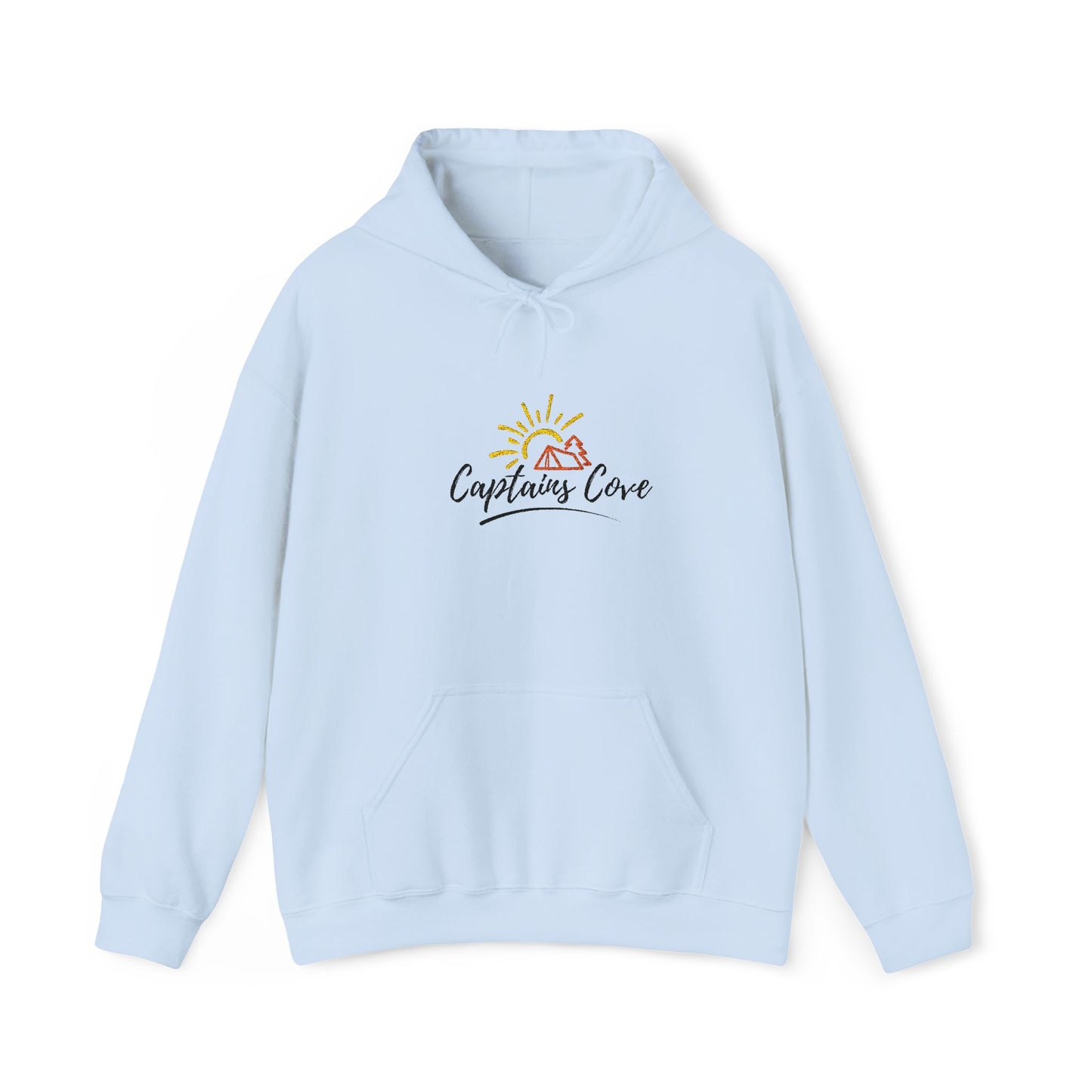 Dark Lettering- Embroidered Unisex Heavy Blend™ Hooded Sweatshirt
