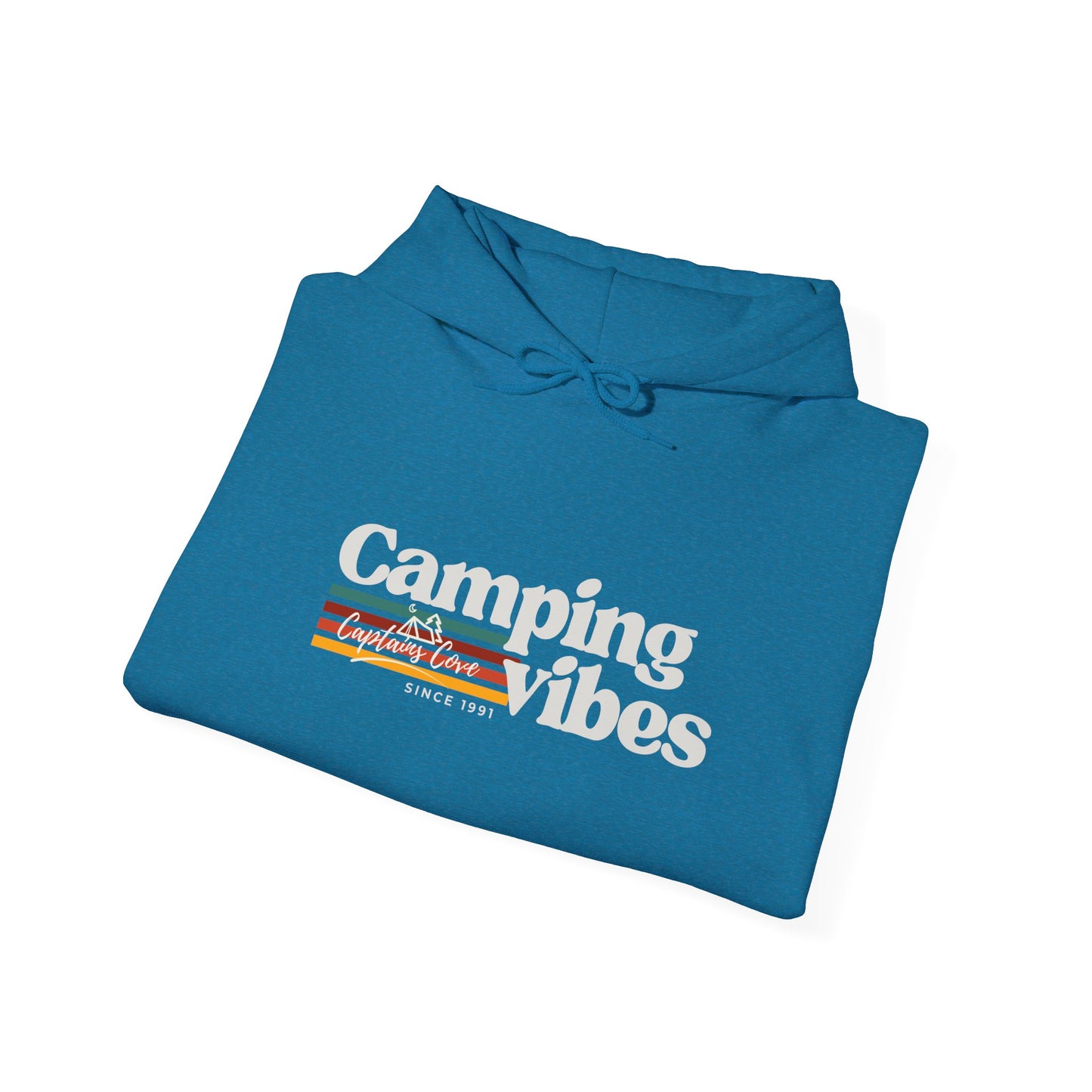 Camping Vibes Unisex Heavy Blend Hoodie - Cozy Nautical Sweatshirt