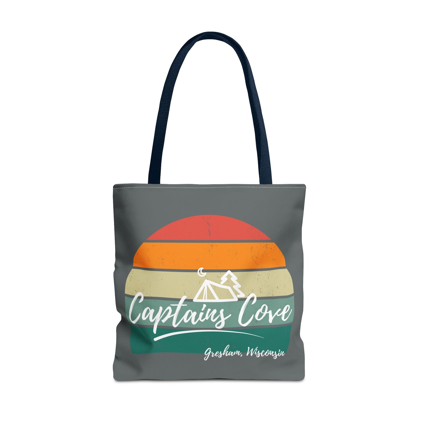 Gray Cove Tote Bag (AOP)