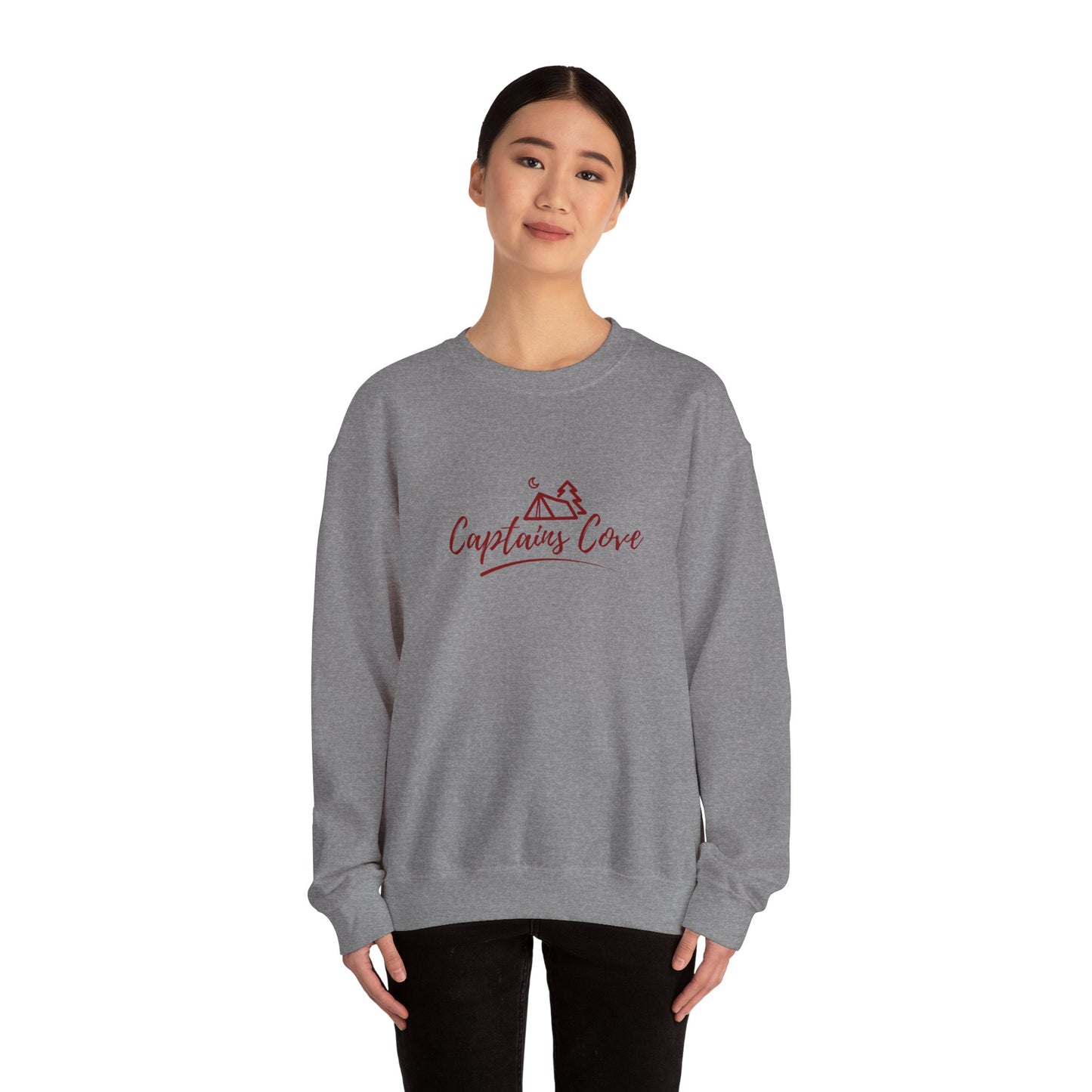 FREE SHIPPING: Classic Logo (Red) Unisex Heavy Blend™ Crewneck Sweatshirt