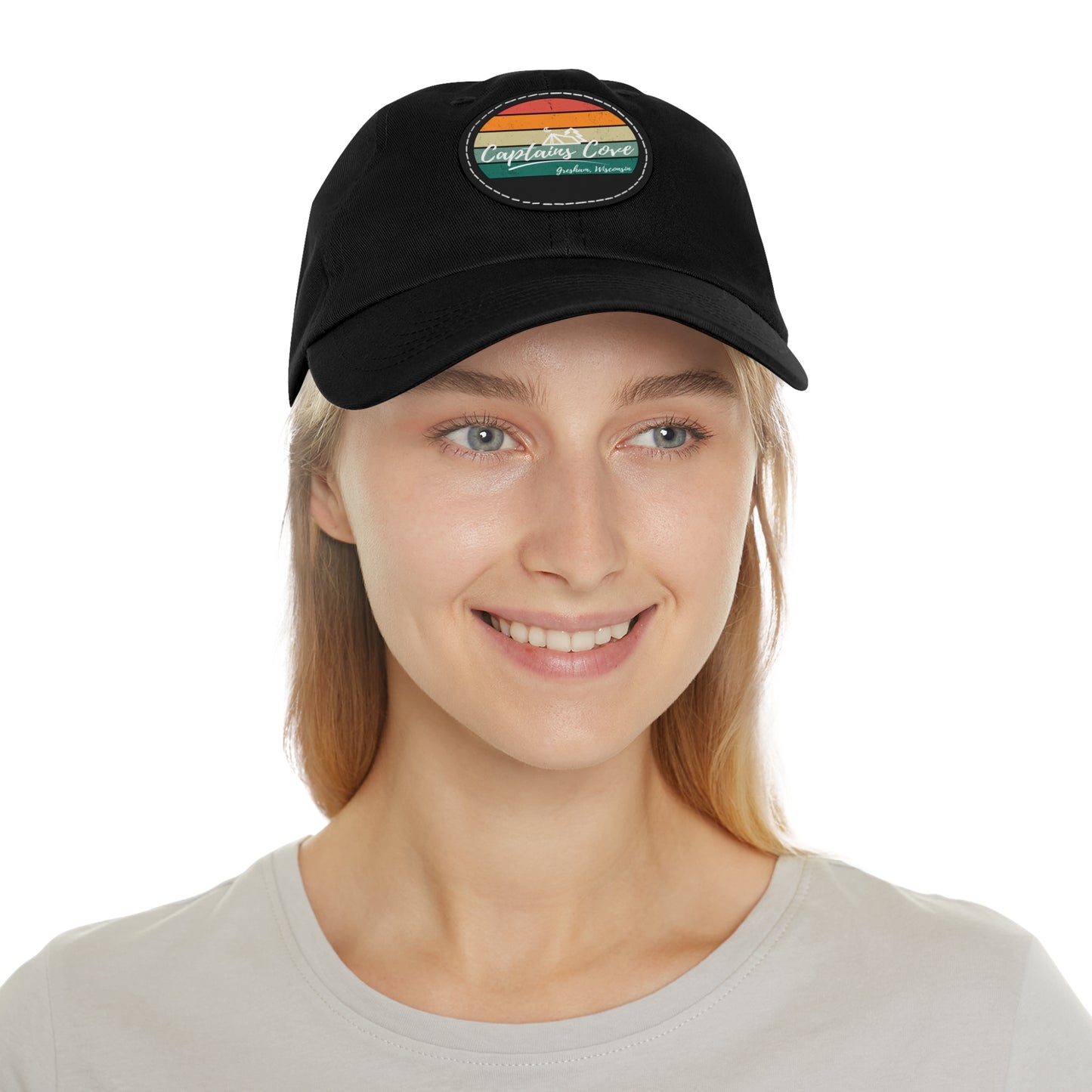 Dad Hat with Patch (Round) - 5 Color Options