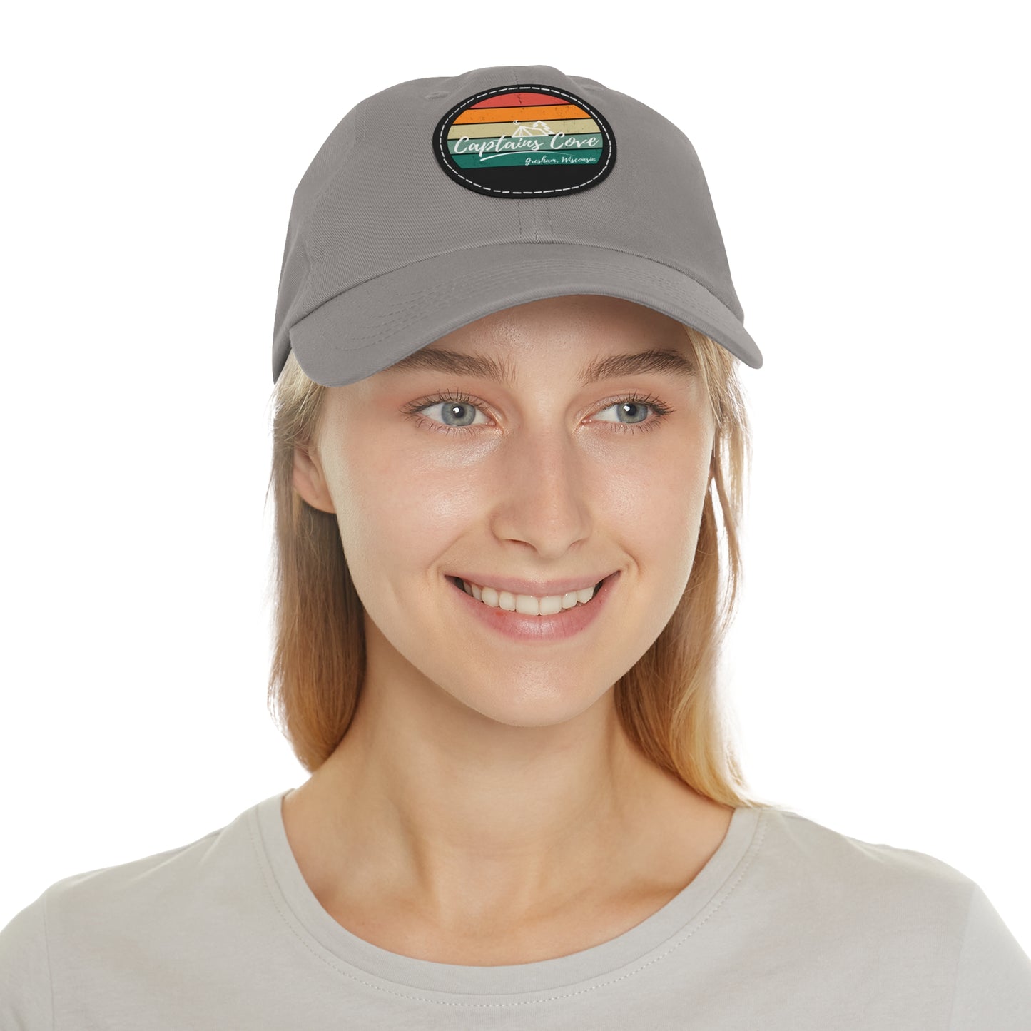 Dad Hat with Patch (Round) - 5 Color Options