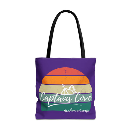 Purple Cove Tote Bag (AOP)