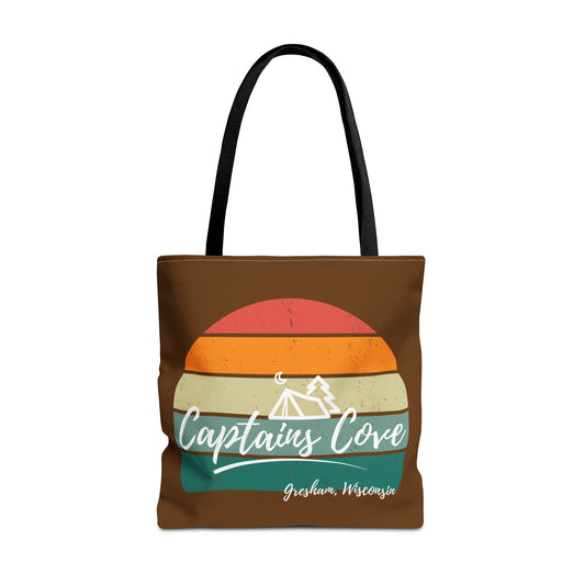 Brown Cove Tote Bag (AOP)