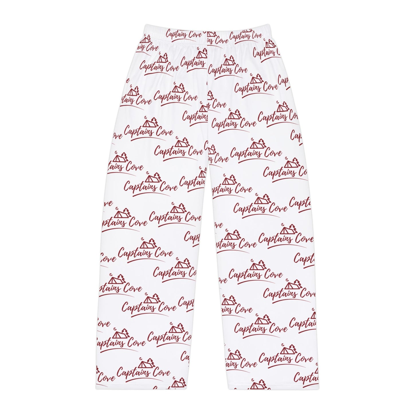 Men's Red & White Pajama Pants