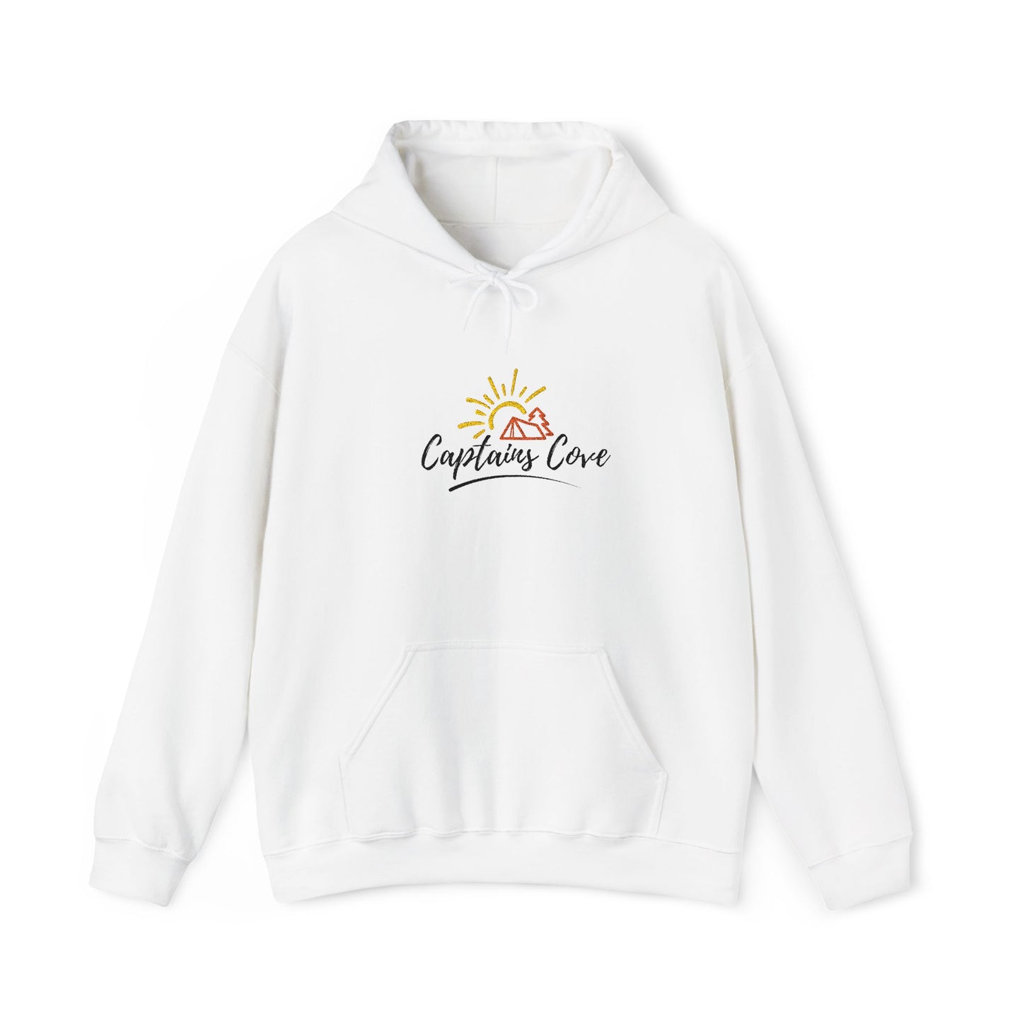 Dark Lettering- Embroidered Unisex Heavy Blend™ Hooded Sweatshirt