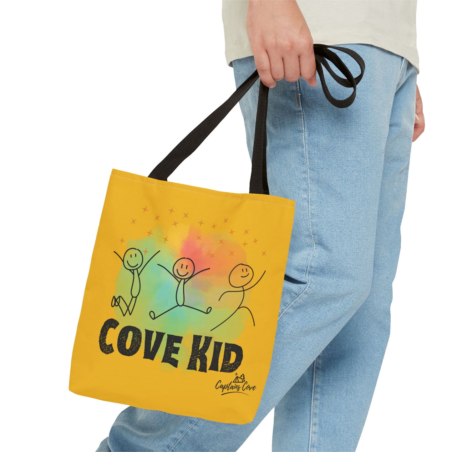 Yellow Kid Tote Bag (AOP)