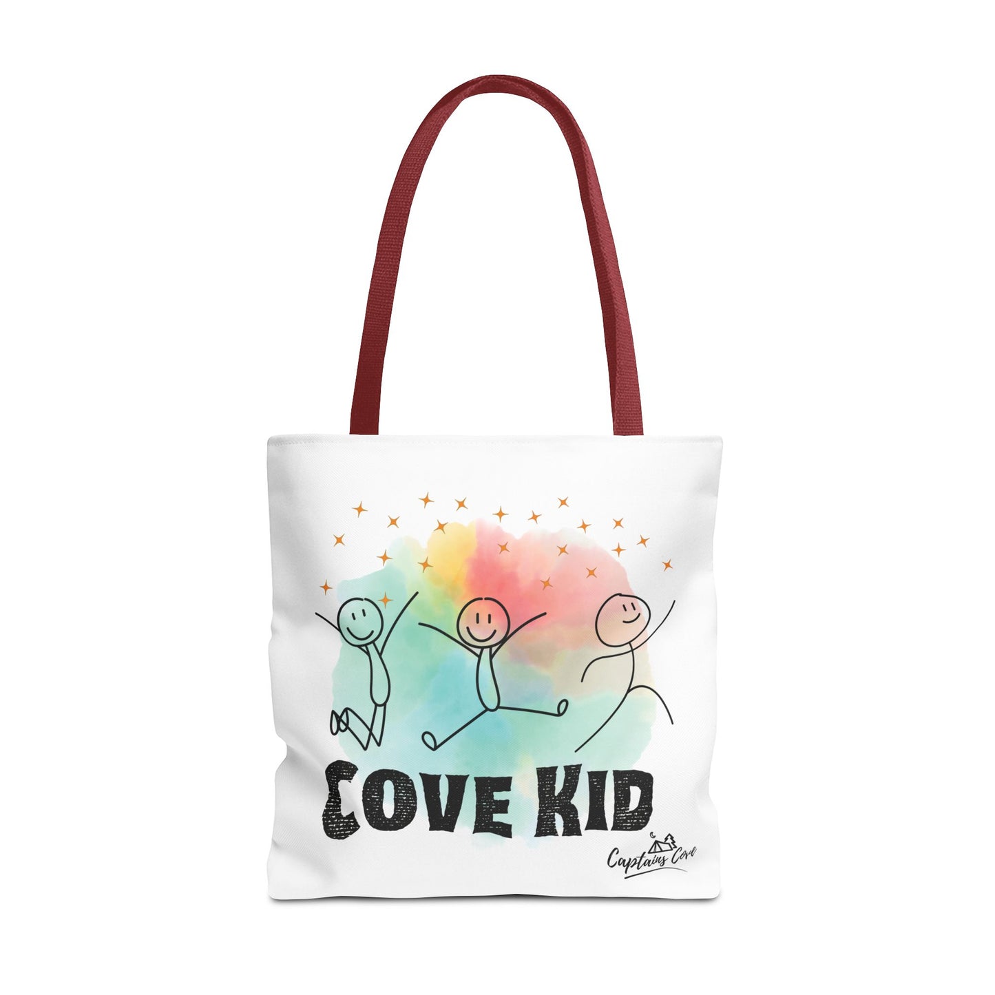 White Kid Tote Bag (AOP)