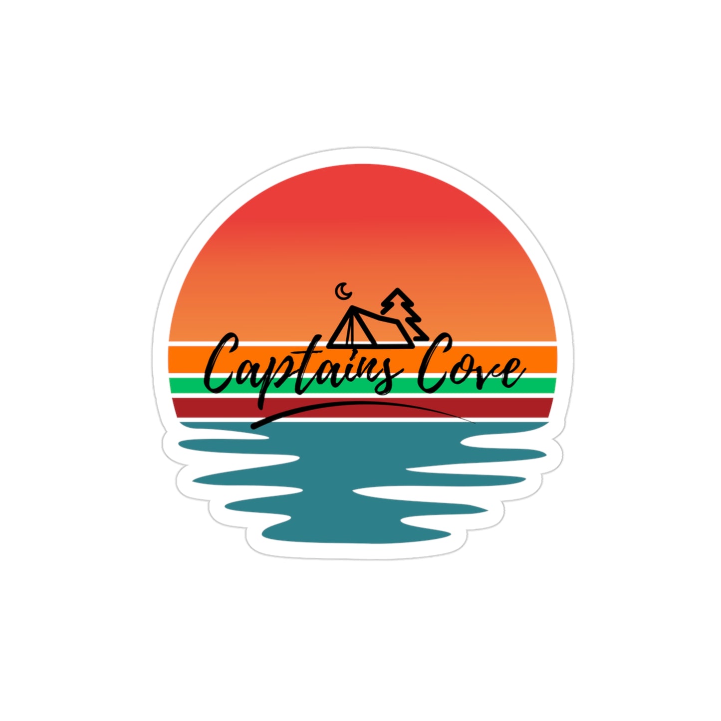 Vibrant Outdoor Stickers, Die-Cut Adventure Decor, Great for Water Bottles, Laptops, Campers, and More!