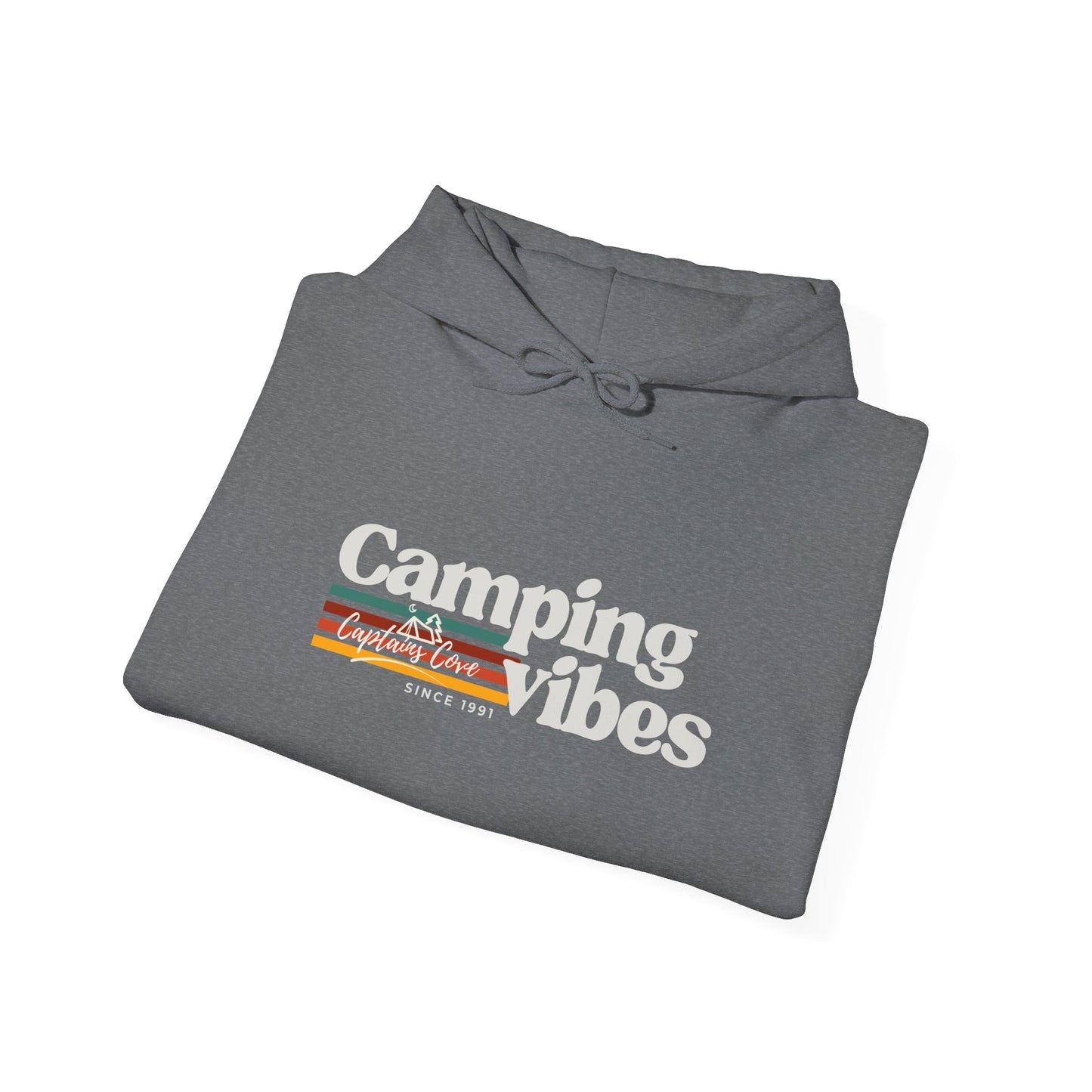 Camping Vibes Unisex Heavy Blend Hoodie - Cozy Nautical Sweatshirt