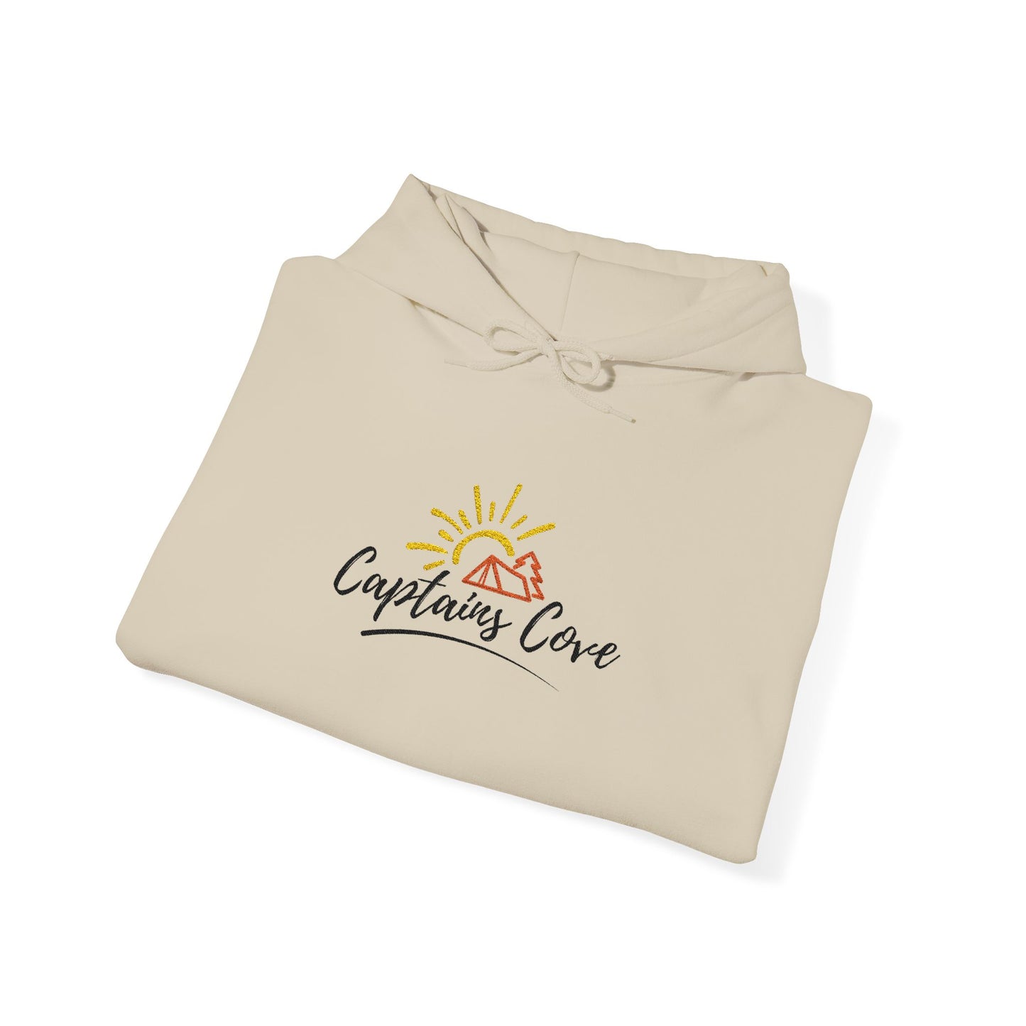Dark Lettering- Embroidered Unisex Heavy Blend™ Hooded Sweatshirt