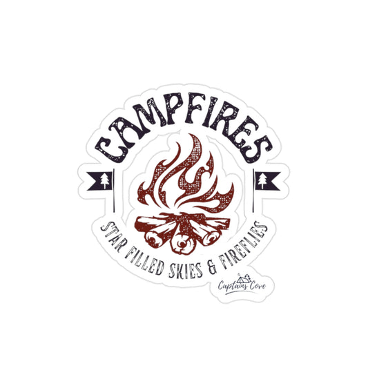 Transparent Outdoor Stickers, Die-Cut, 1pc
