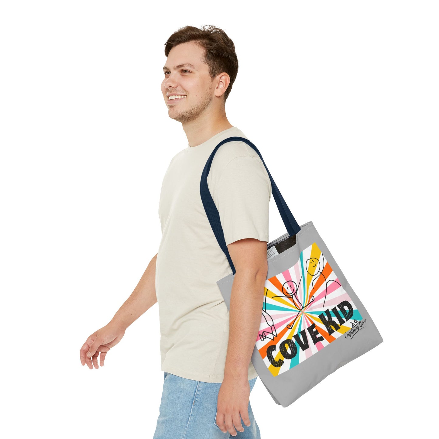 Gray Cove Kid Tote Bag (AOP)