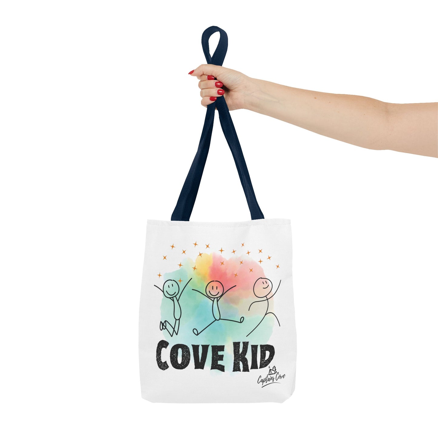 White Kid Tote Bag (AOP)