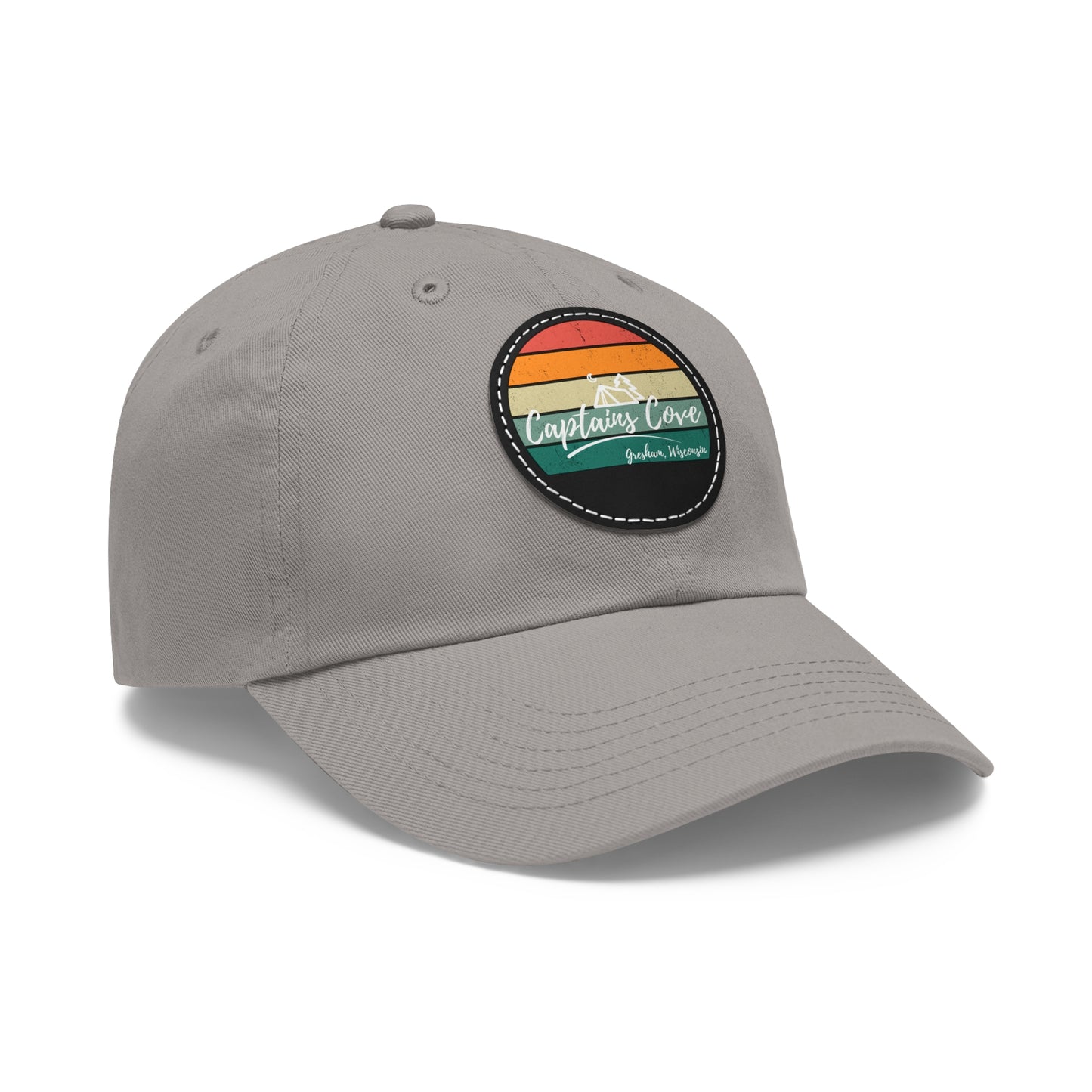 Dad Hat with Patch (Round) - 5 Color Options