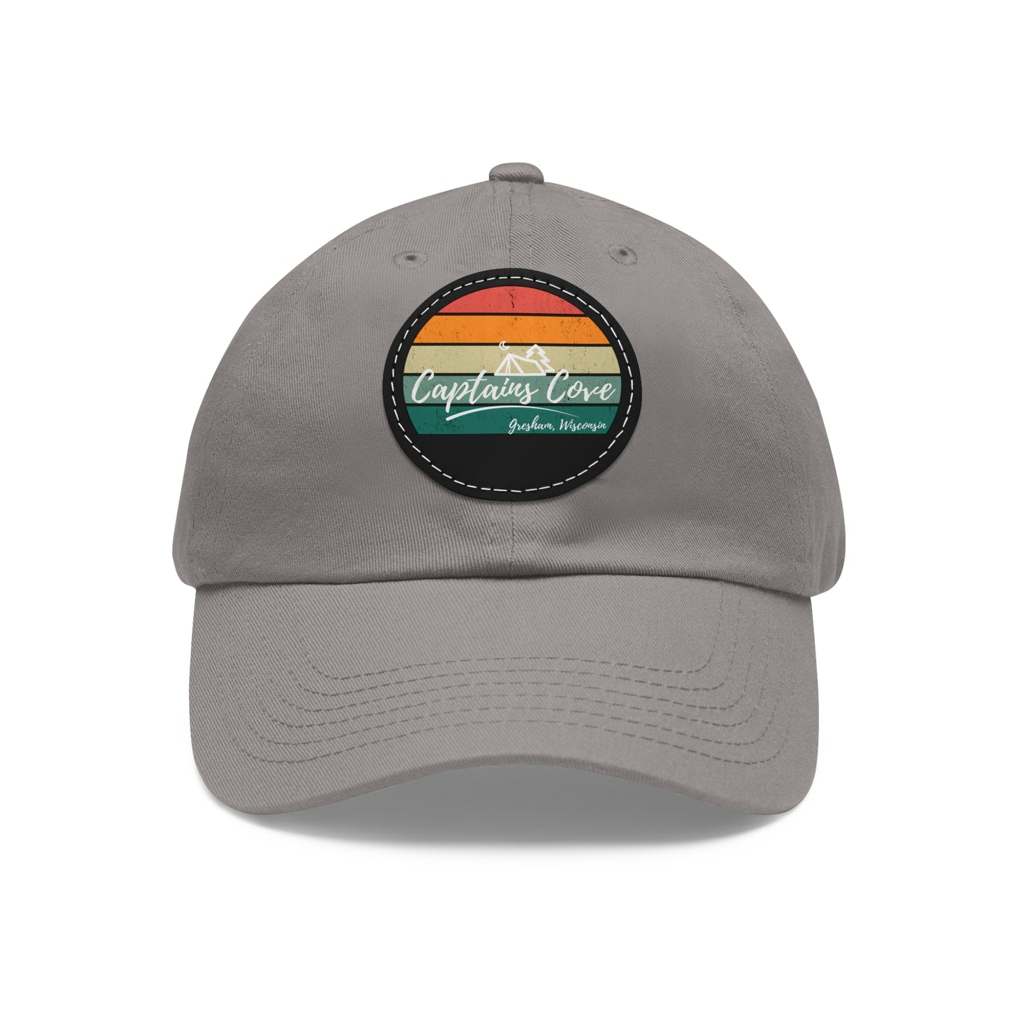 Dad Hat with Patch (Round) - 5 Color Options