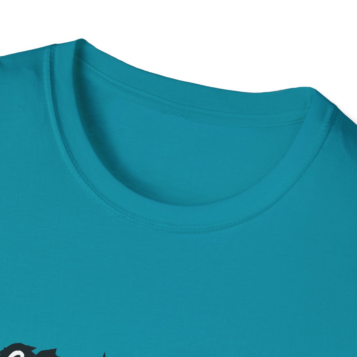 Camping Friends B&W- Unisex Softstyle T-Shirt