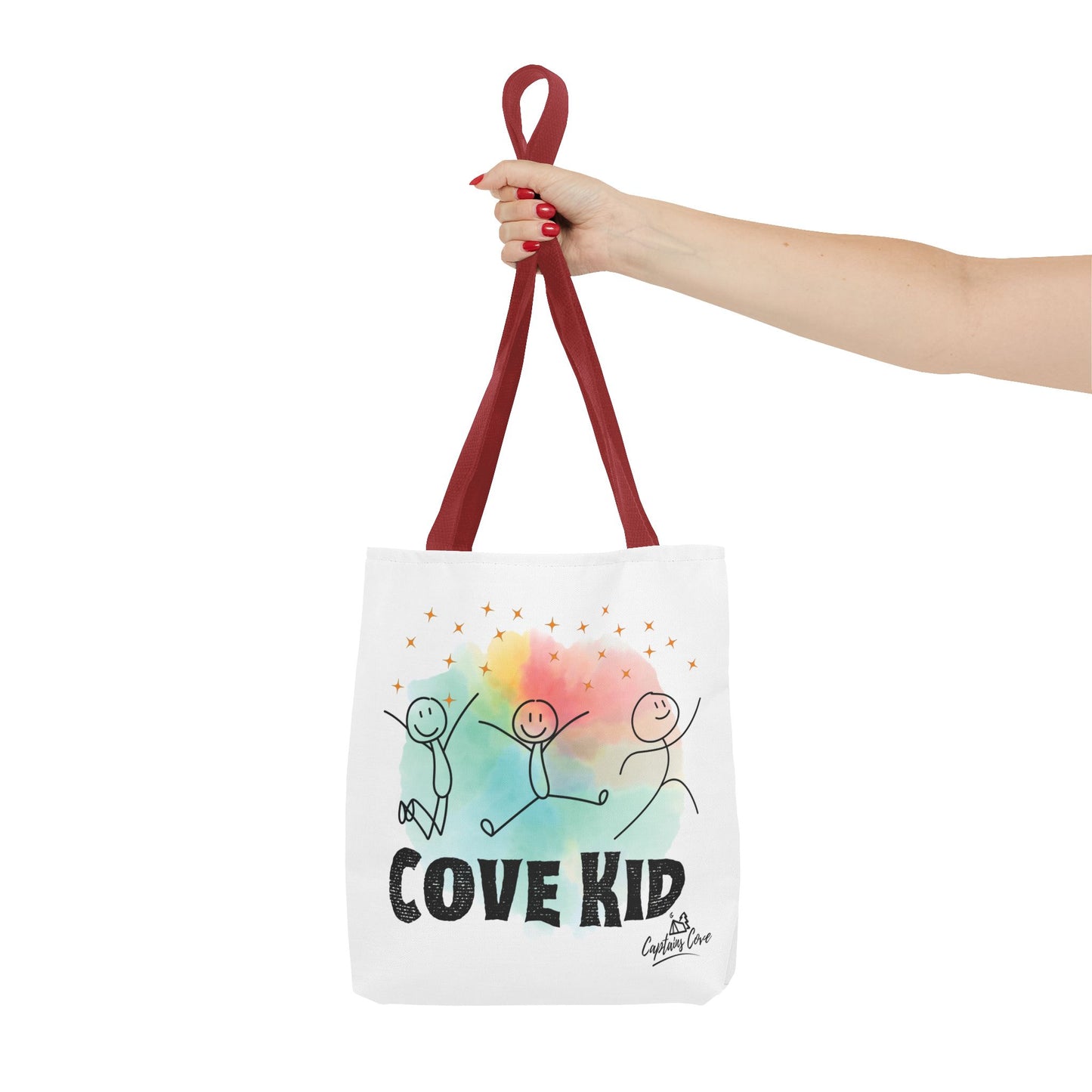 White Kid Tote Bag (AOP)