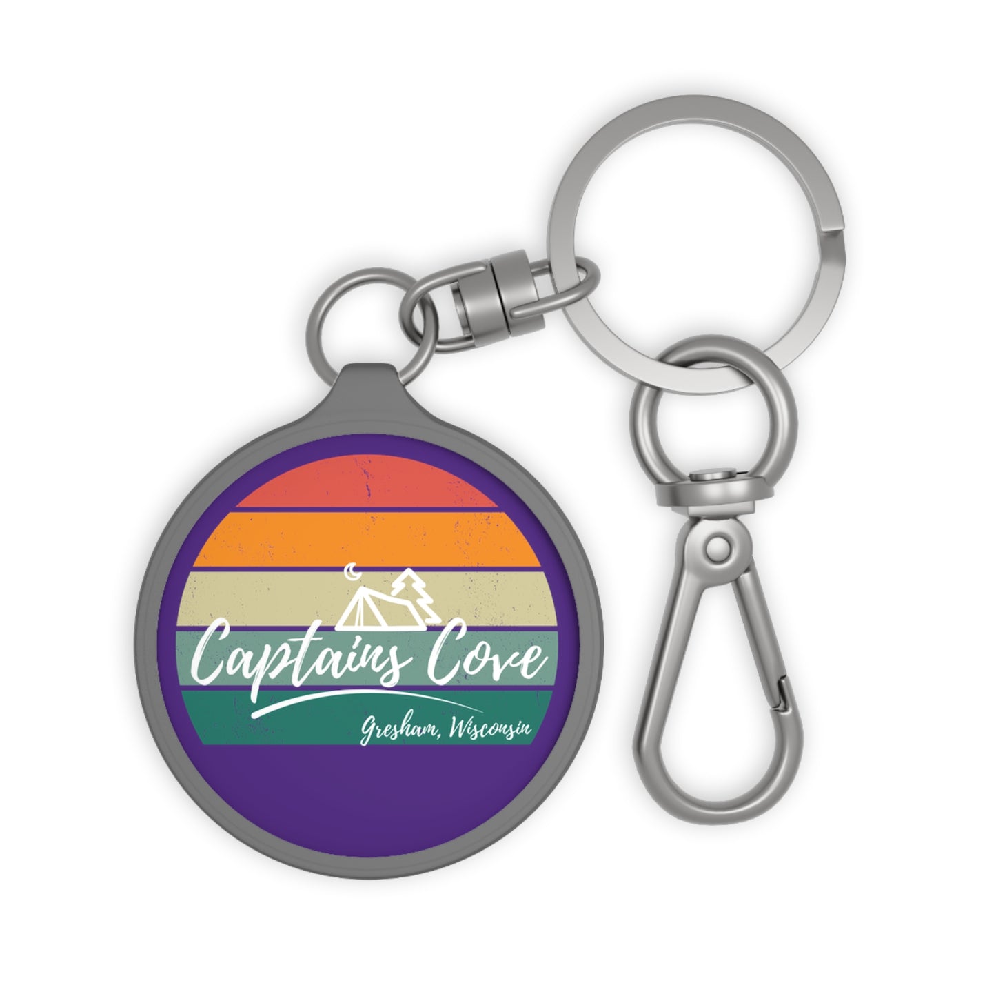 Keyring Tag - Purple