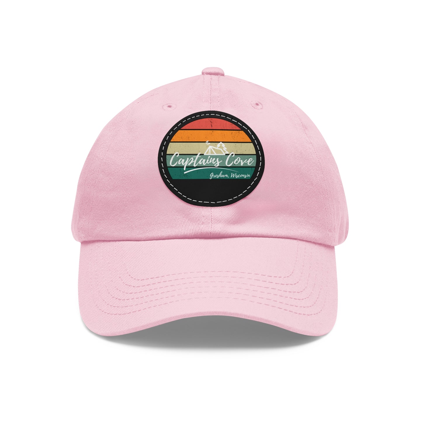 Dad Hat with Patch (Round) - 5 Color Options