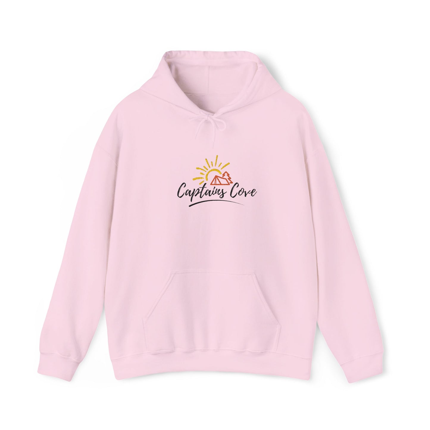 Dark Lettering- Embroidered Unisex Heavy Blend™ Hooded Sweatshirt