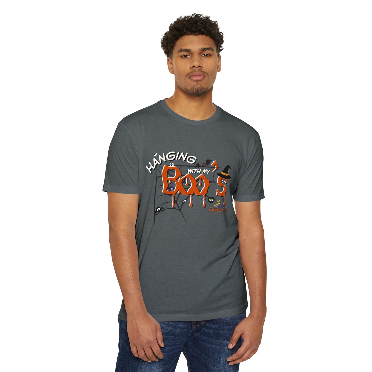 Hanging With My Boo's - Unisex CVC Jersey T-shirt