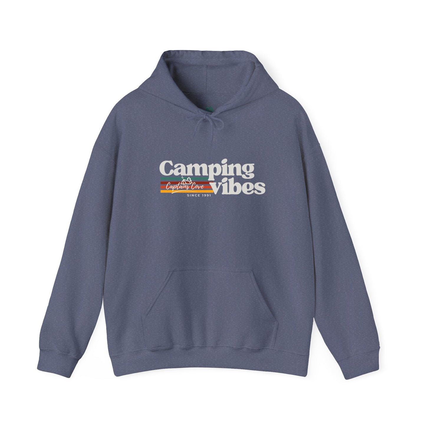 Camping Vibes Unisex Heavy Blend Hoodie - Cozy Nautical Sweatshirt