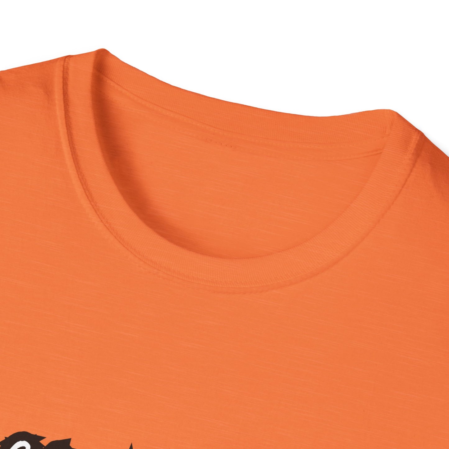 Camping Friends B&W- Unisex Softstyle T-Shirt