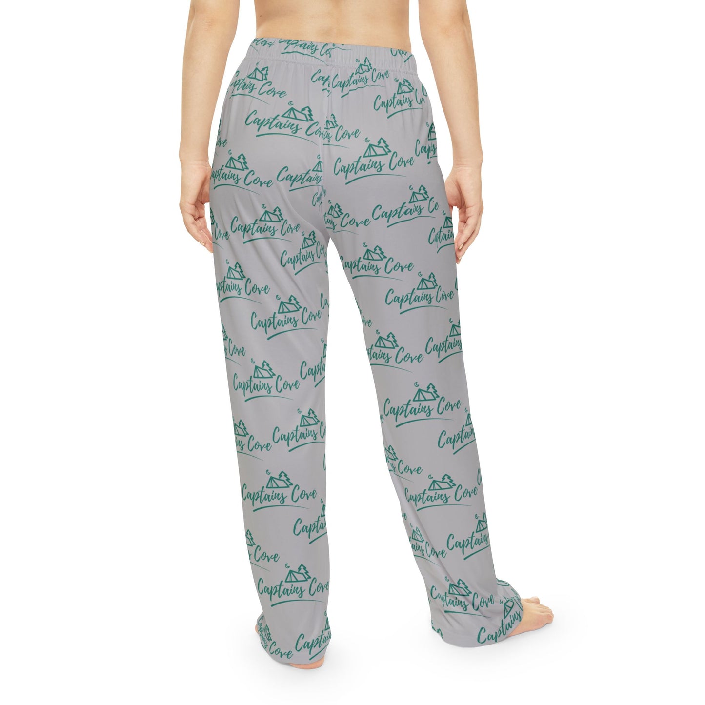 Women's Teal Green & Grey Pajama Pants