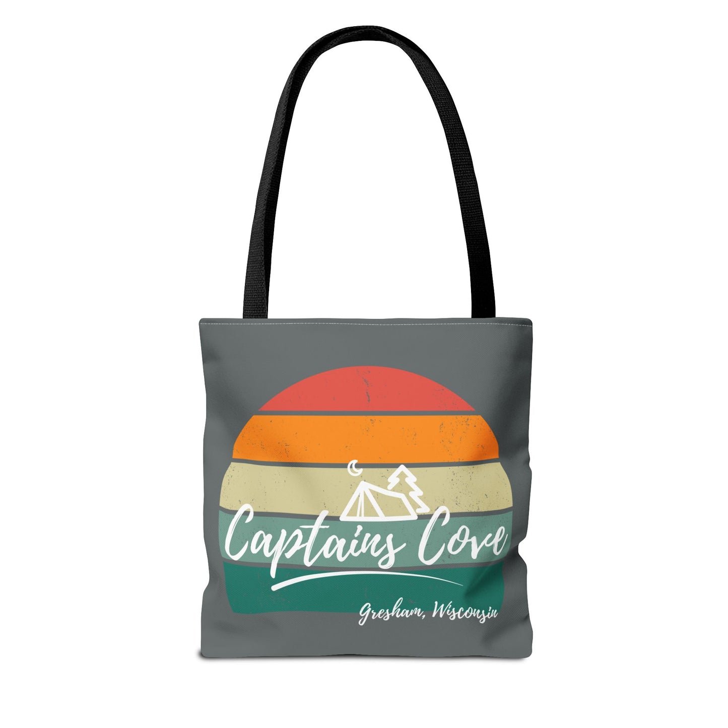 Gray Cove Tote Bag (AOP)