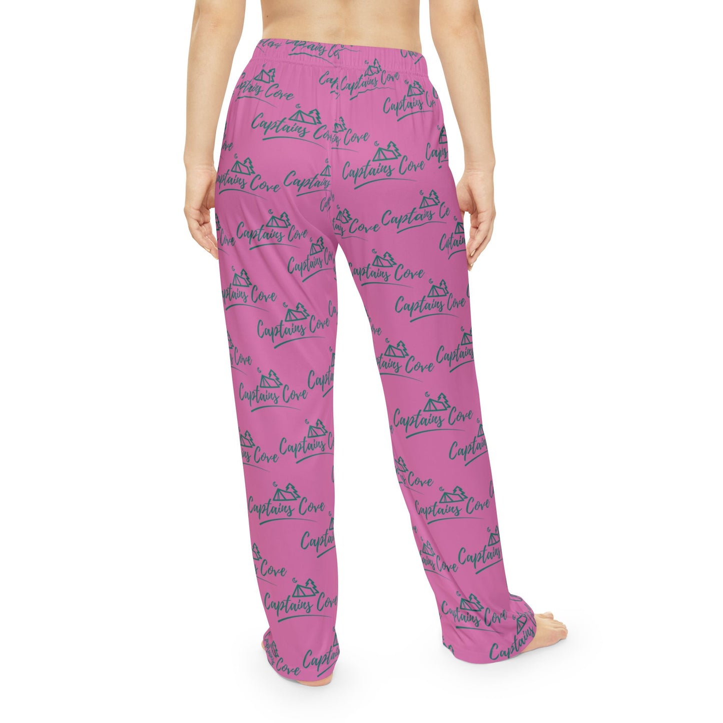 Women's Teal Green & Pink Pajama Pants