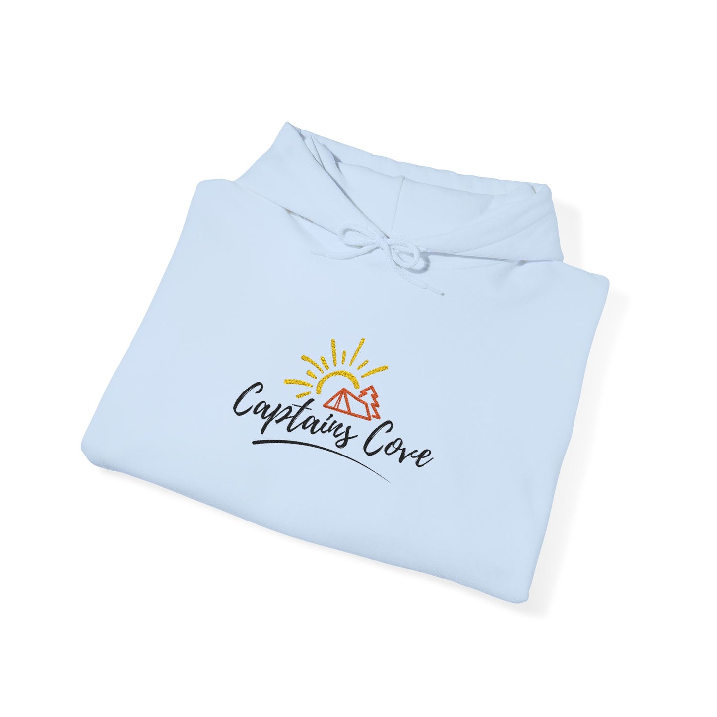 Dark Lettering- Embroidered Unisex Heavy Blend™ Hooded Sweatshirt