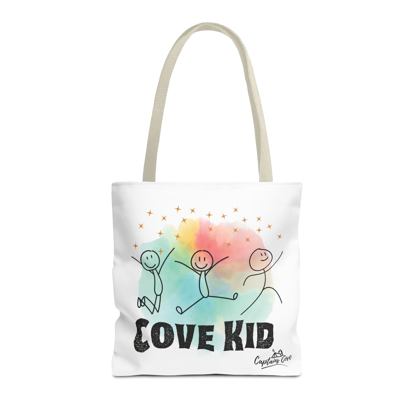 White Kid Tote Bag (AOP)