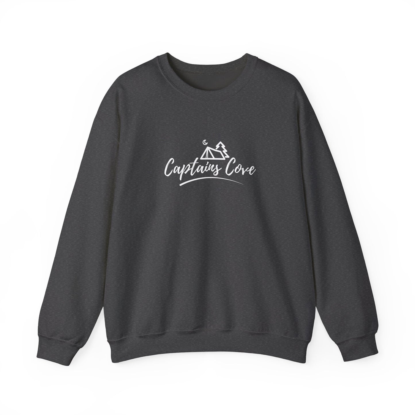 FREE SHIPPING: Classic Logo (White) Unisex Heavy Blend™ Crewneck Sweatshirt