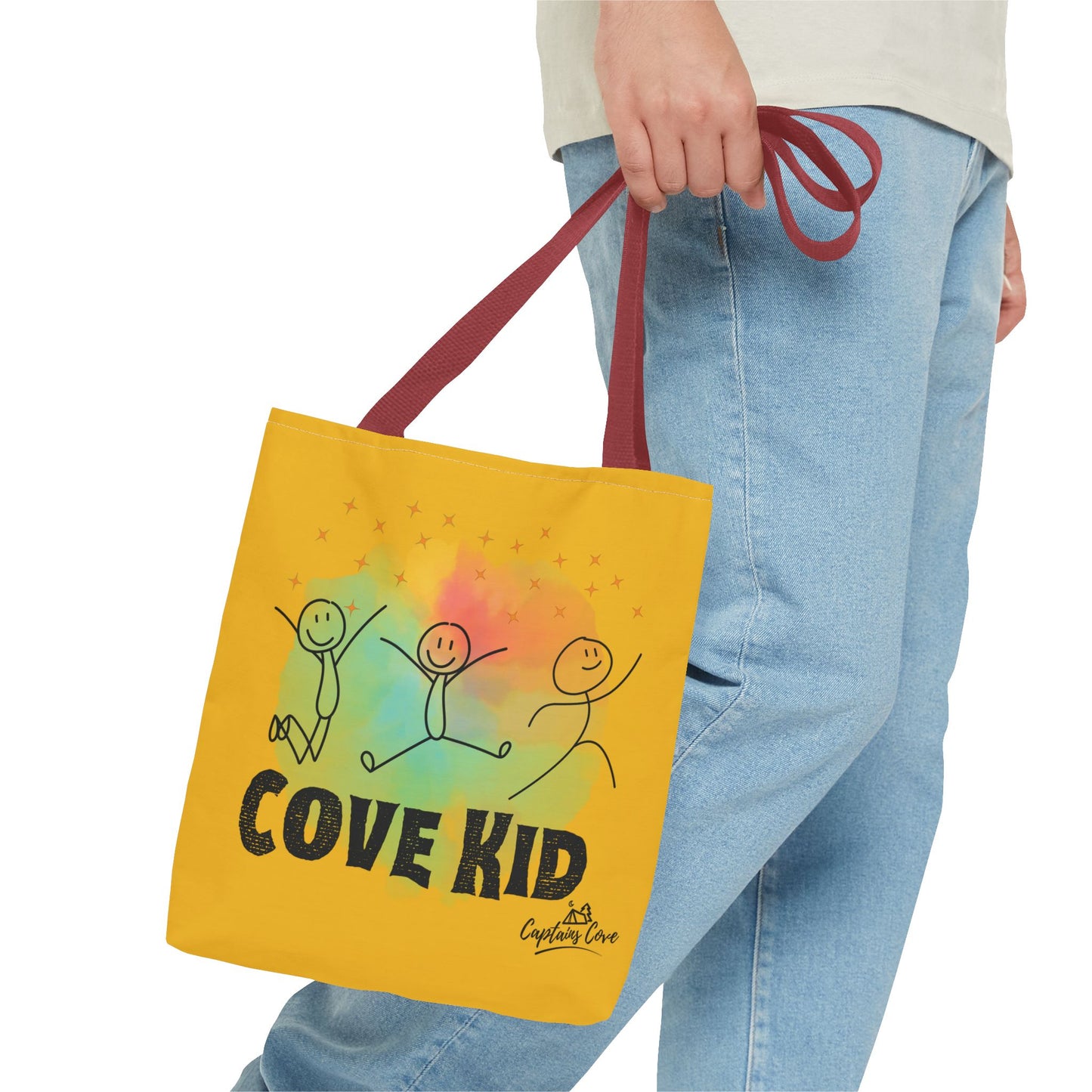 Yellow Kid Tote Bag (AOP)