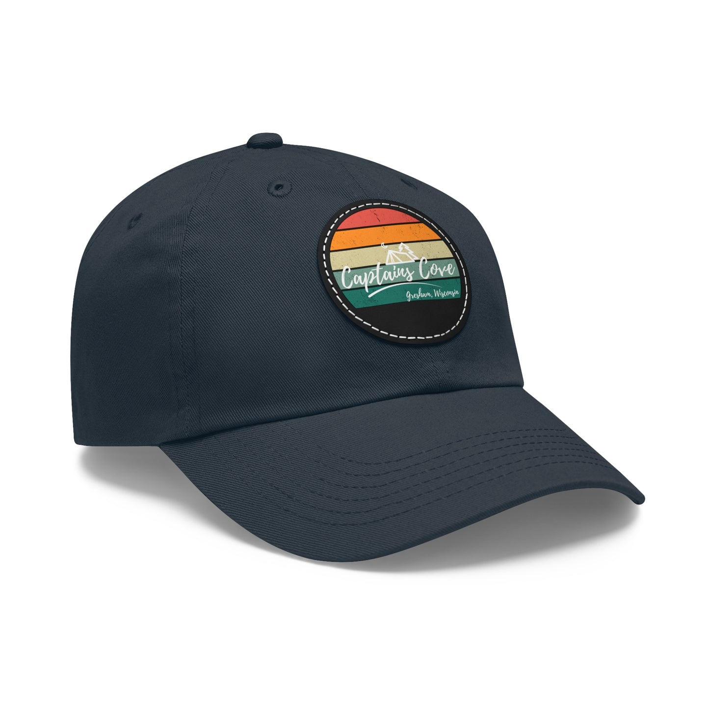 Dad Hat with Patch (Round) - 5 Color Options