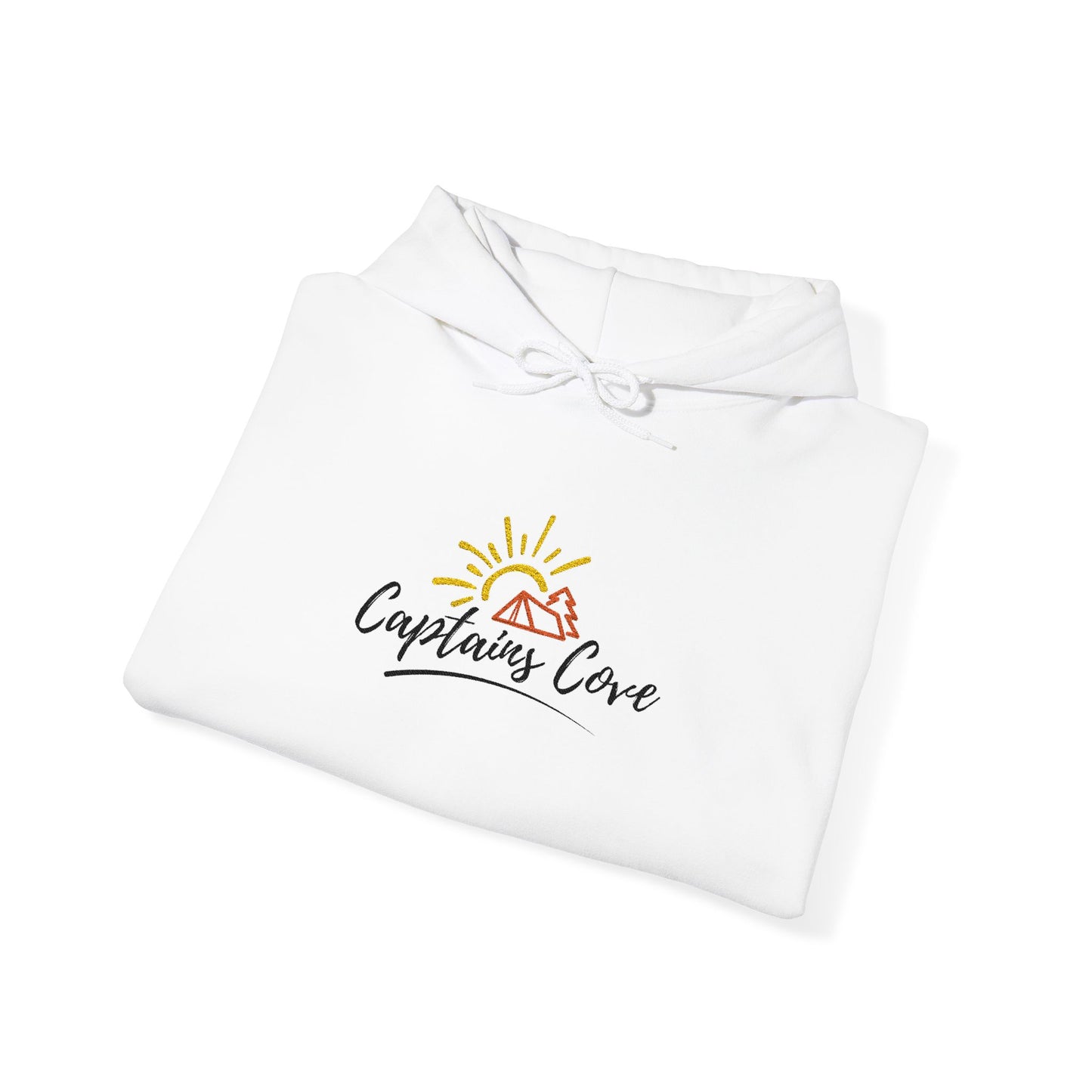 Dark Lettering- Embroidered Unisex Heavy Blend™ Hooded Sweatshirt