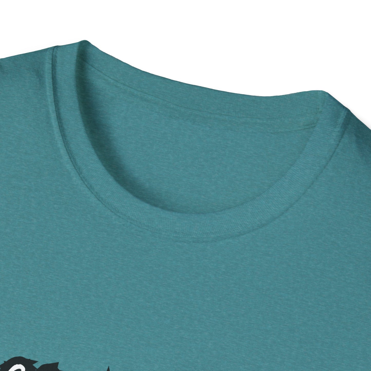 Camping Friends B&W- Unisex Softstyle T-Shirt