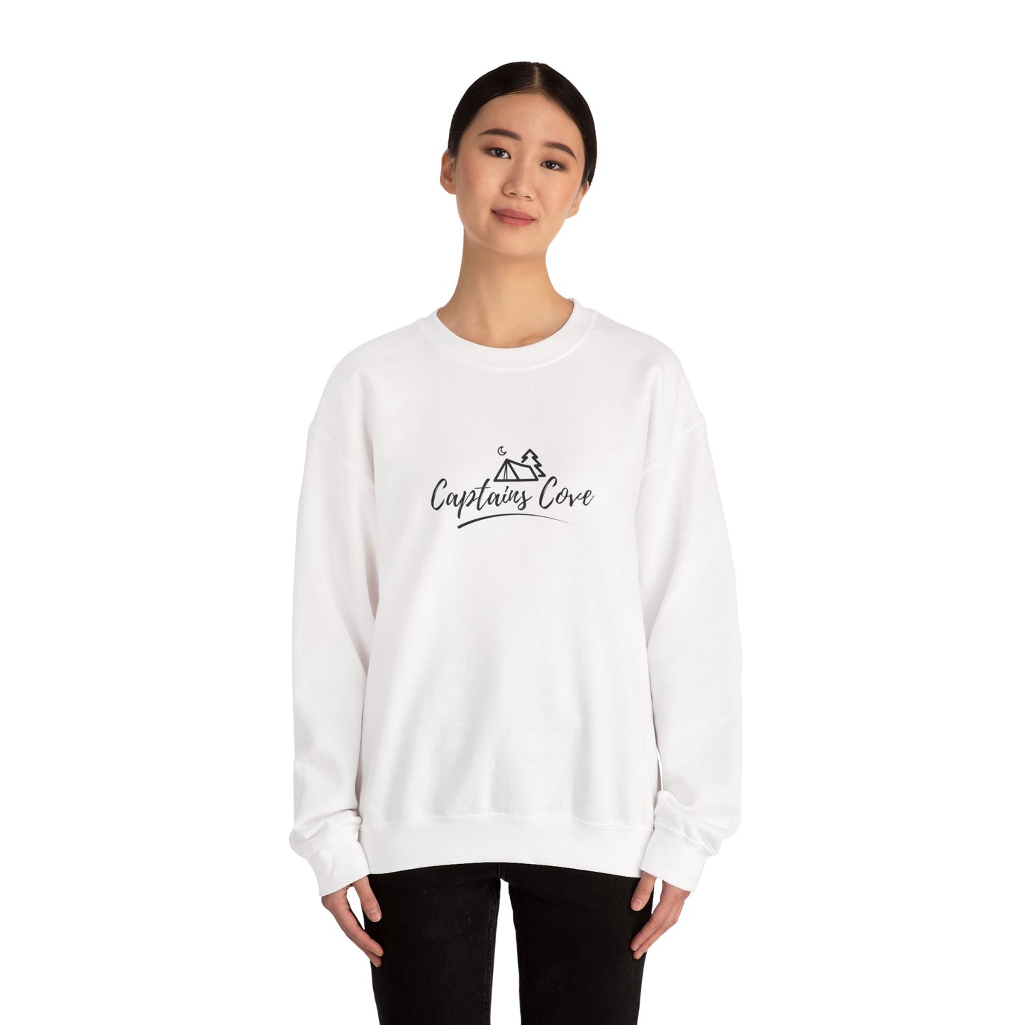 FREE SHIPPING: Classic Logo (Black) Unisex Heavy Blend™ Crewneck Sweatshirt
