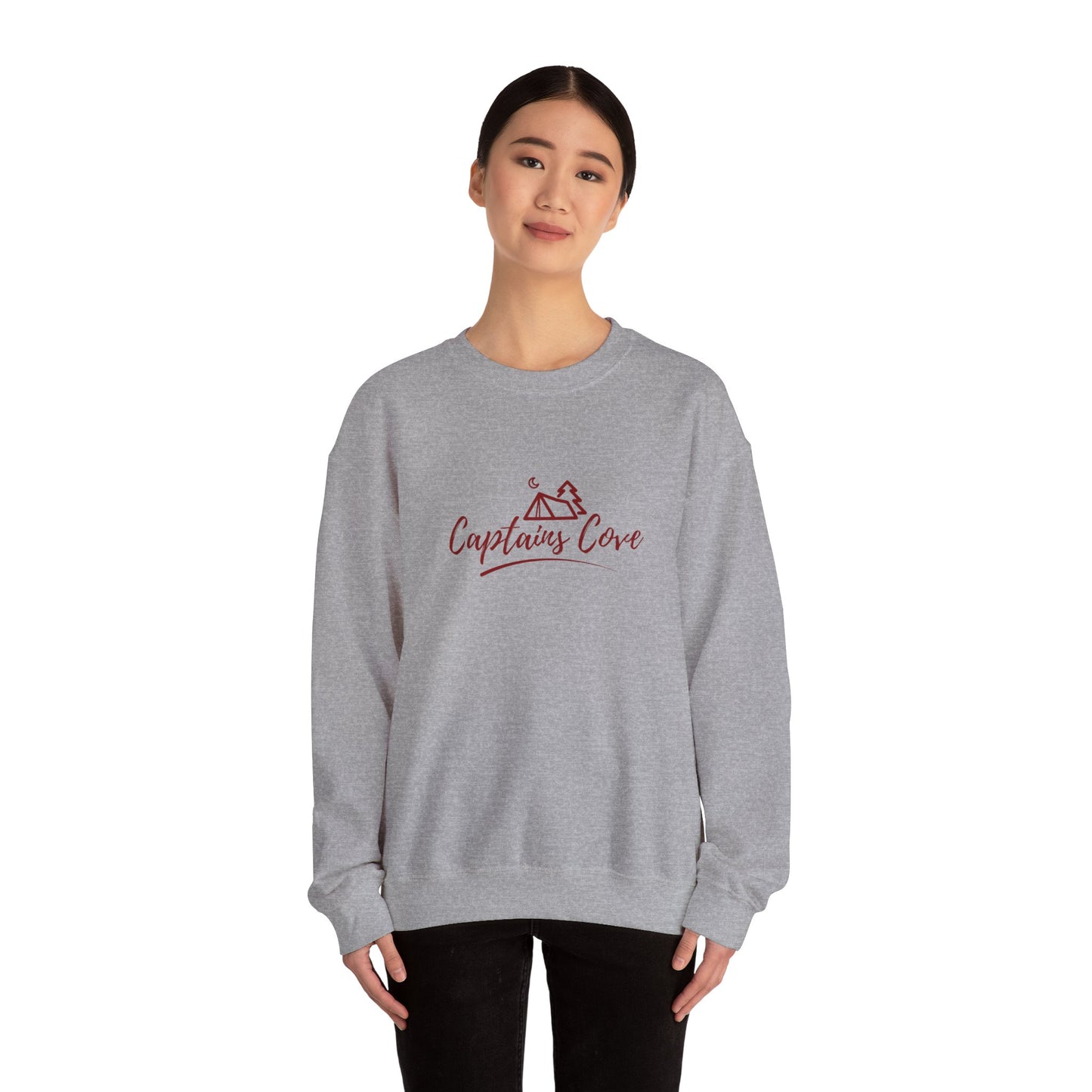 FREE SHIPPING: Classic Logo (Red) Unisex Heavy Blend™ Crewneck Sweatshirt