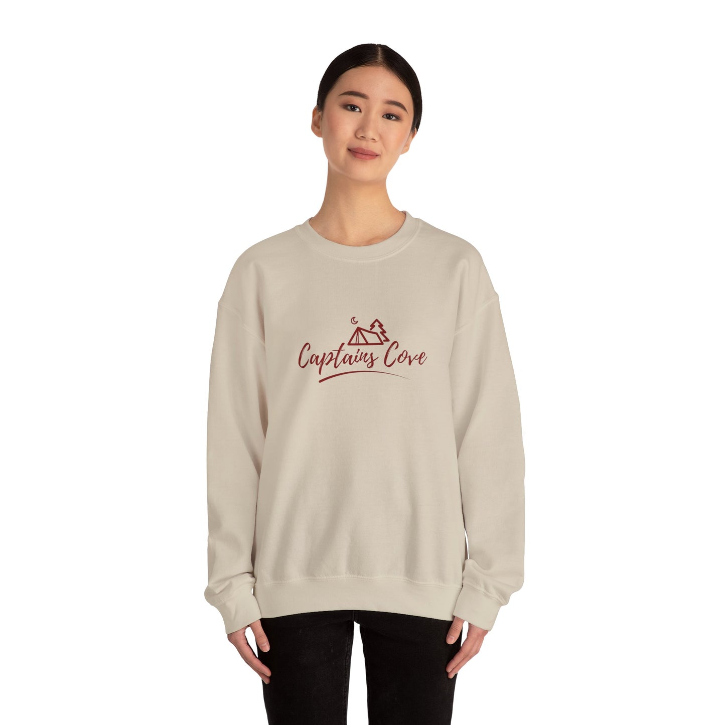 FREE SHIPPING: Classic Logo (Red) Unisex Heavy Blend™ Crewneck Sweatshirt