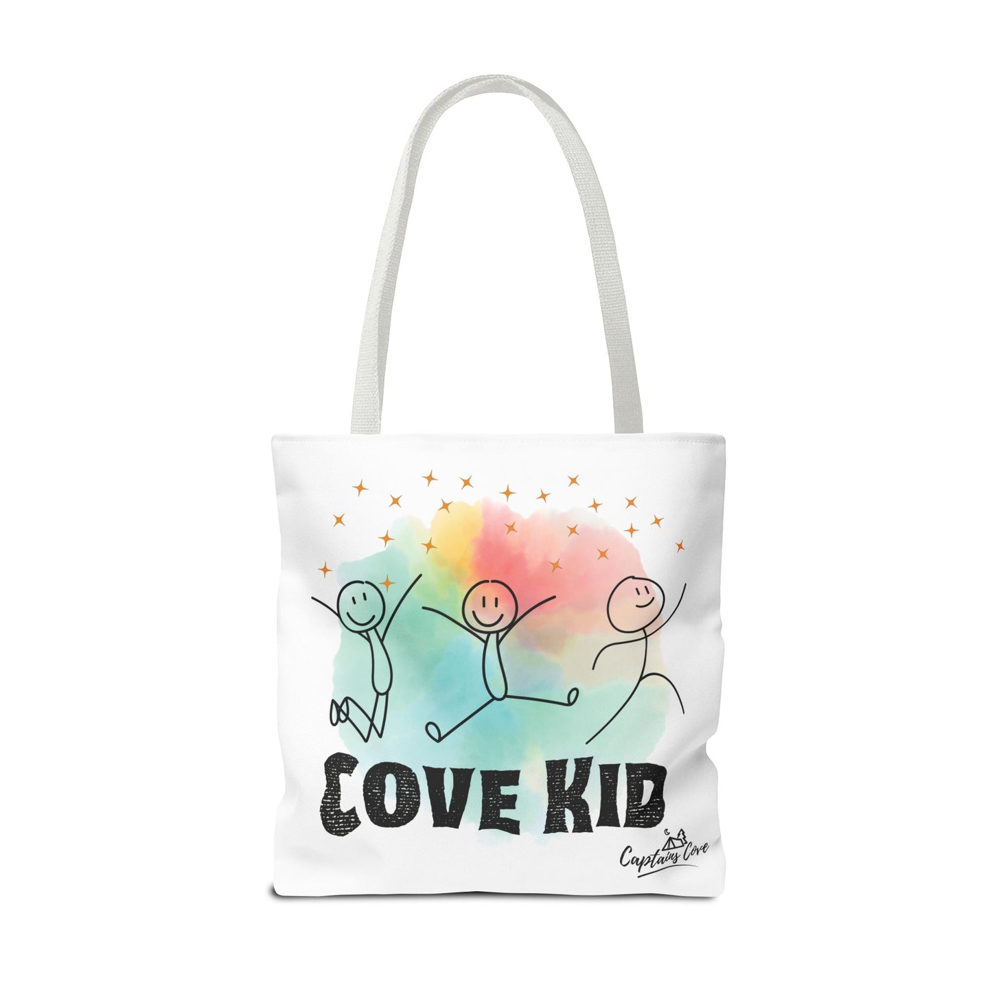 White Kid Tote Bag (AOP)