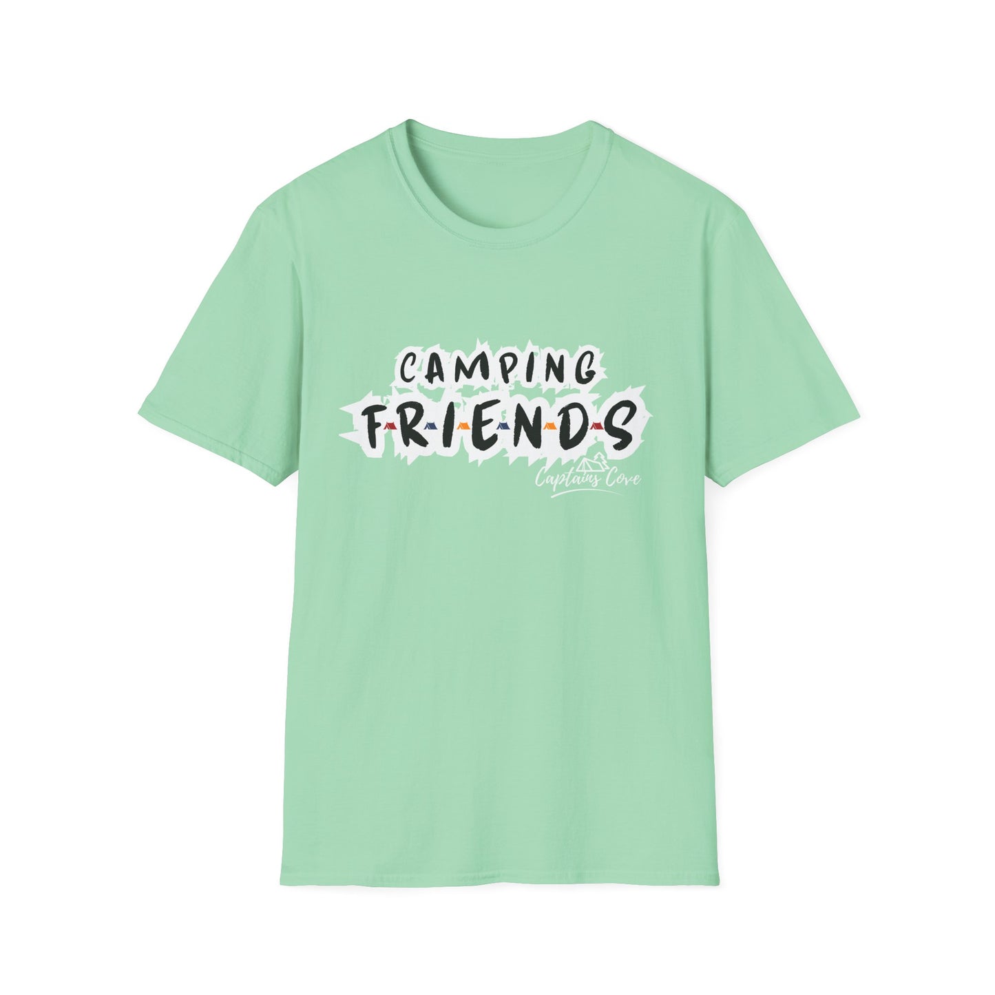 Camping Friends- Unisex Softstyle T-Shirt