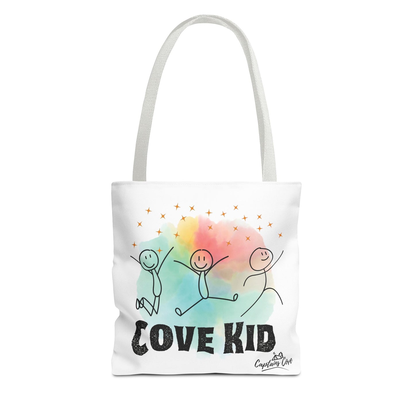 White Kid Tote Bag (AOP)