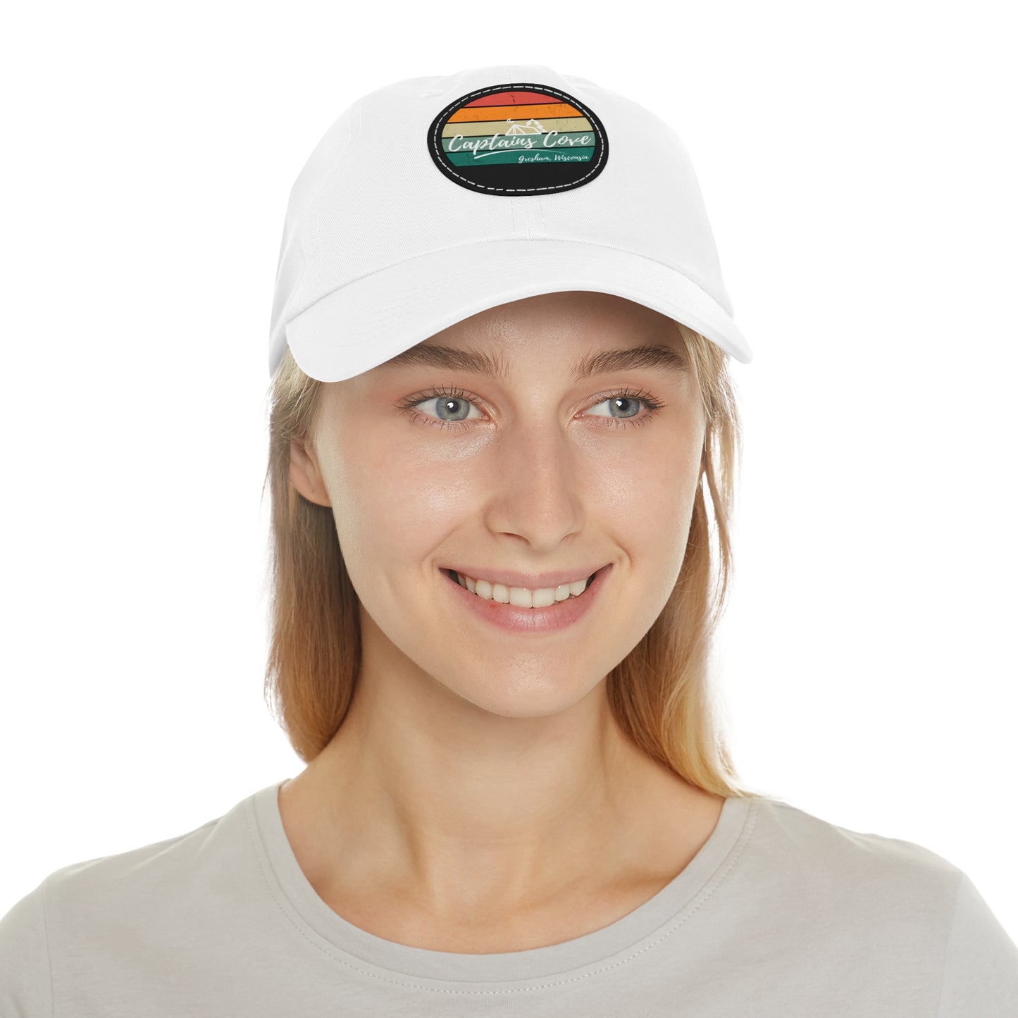 Dad Hat with Patch (Round) - 5 Color Options